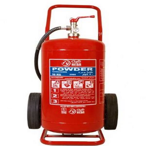 25kg ABC dry powder trolley fire extinguisher equipment with wheelطفاية حريق من هبة، بودرة كميائية جافة، بعجلات,25 كيلو
